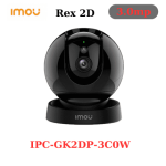 GIÁM SÁT 360° cùng Imou Rex 2D 3MP IPC-GK2DP-3C0W, Xoay toàn cảnh, Cảnh báo đột nhập, Đàm thoại hai chiều, Hồng ngoại 10 m, Chế độ riêng tư vật lý, Kết nối WiFi 2.4 GHz hoặc RJ45