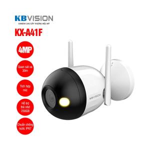 Camera WiFi Kbvision KX-A41F 4.0MP, Ghi Hình Siêu Nét, Phát Hiện Người, Chuẩn H.265+, LED Sáng Thông Minh, Thiết Kế Nhỏ Gọn, Bảo Vệ Gia Đình 24/7